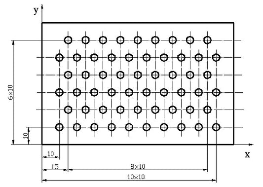 How would you machine interlocking holes? On FAUNC machine, I have the machine move back and forth while using a high-speed carbide drill for rapid processing.