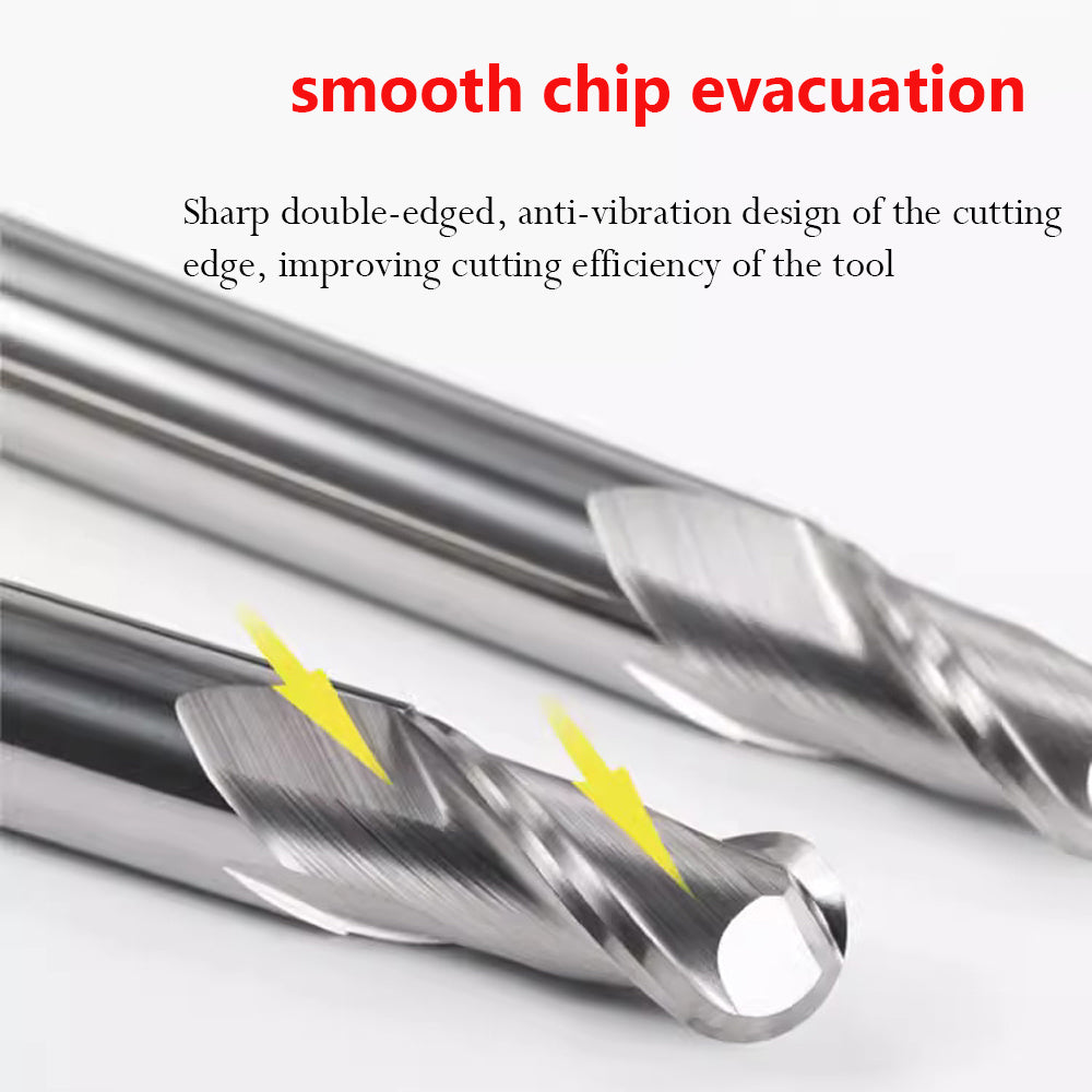 Sharp double-edged, anti-vibration design of the cutting edge, improving cutting efficiency of the tool