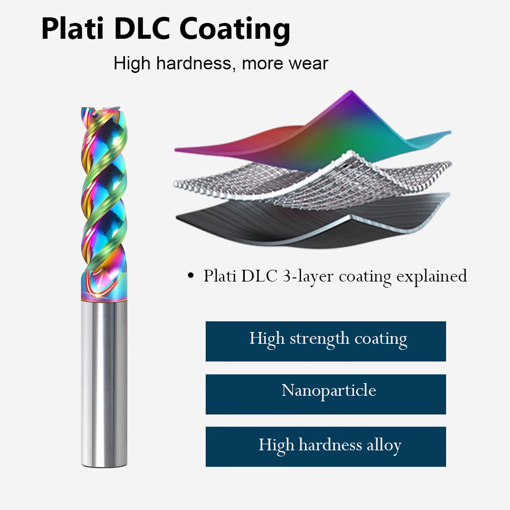 Designed with a large-capacity chip flute, chips can be quickly expelled, enabling efficient machining.