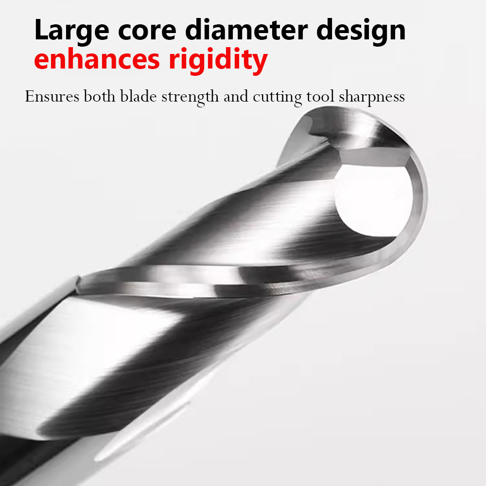 Large core diameter design enhances rigidity  Ensures both blade strength and cutting tool sharpness