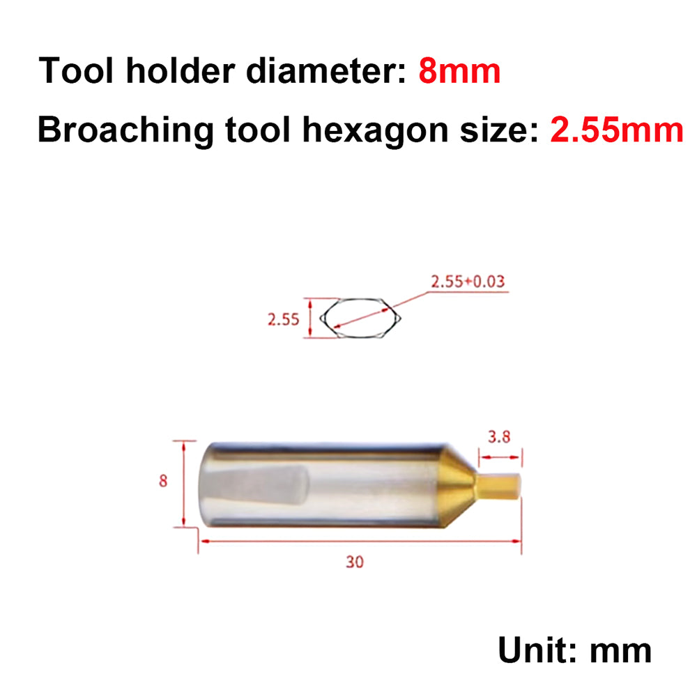 RHKING® Rotary Broach Wobble Broach Tool Holder