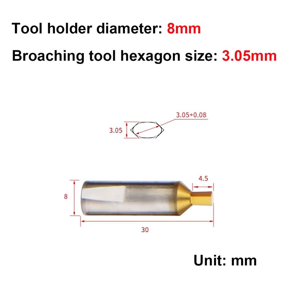 RHKING® Rotary Broach Wobble Broach Tool Holder