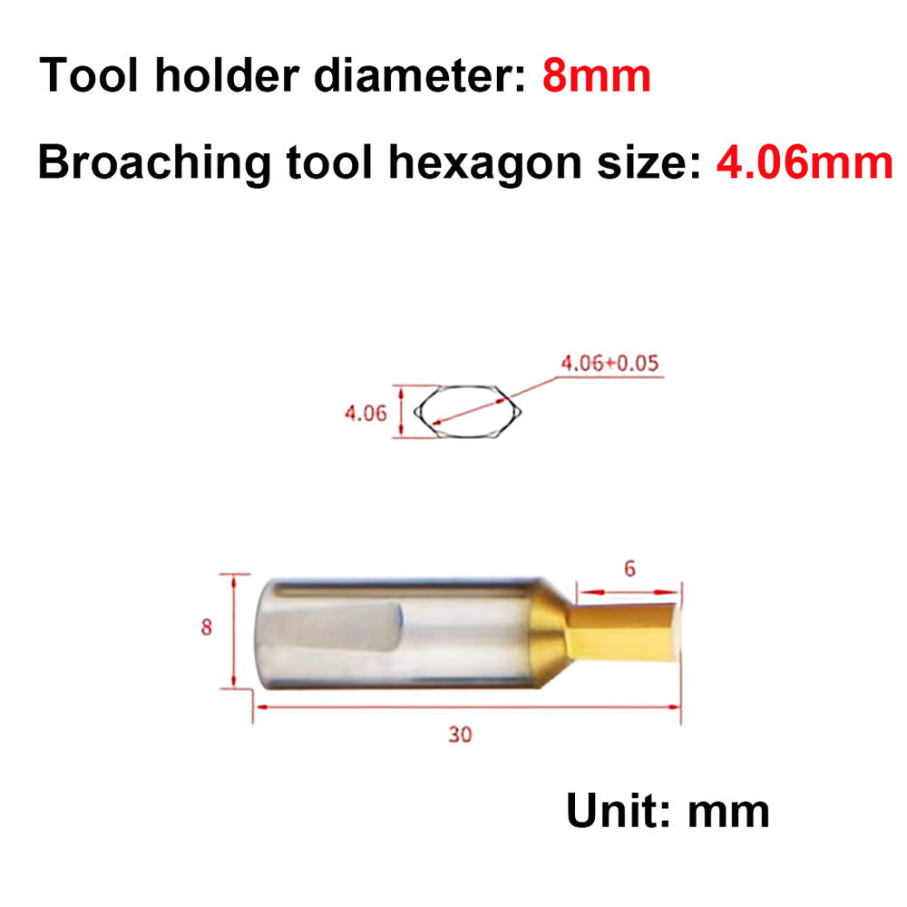 RHKING® Rotary Broach Wobble Broach Tool Holder