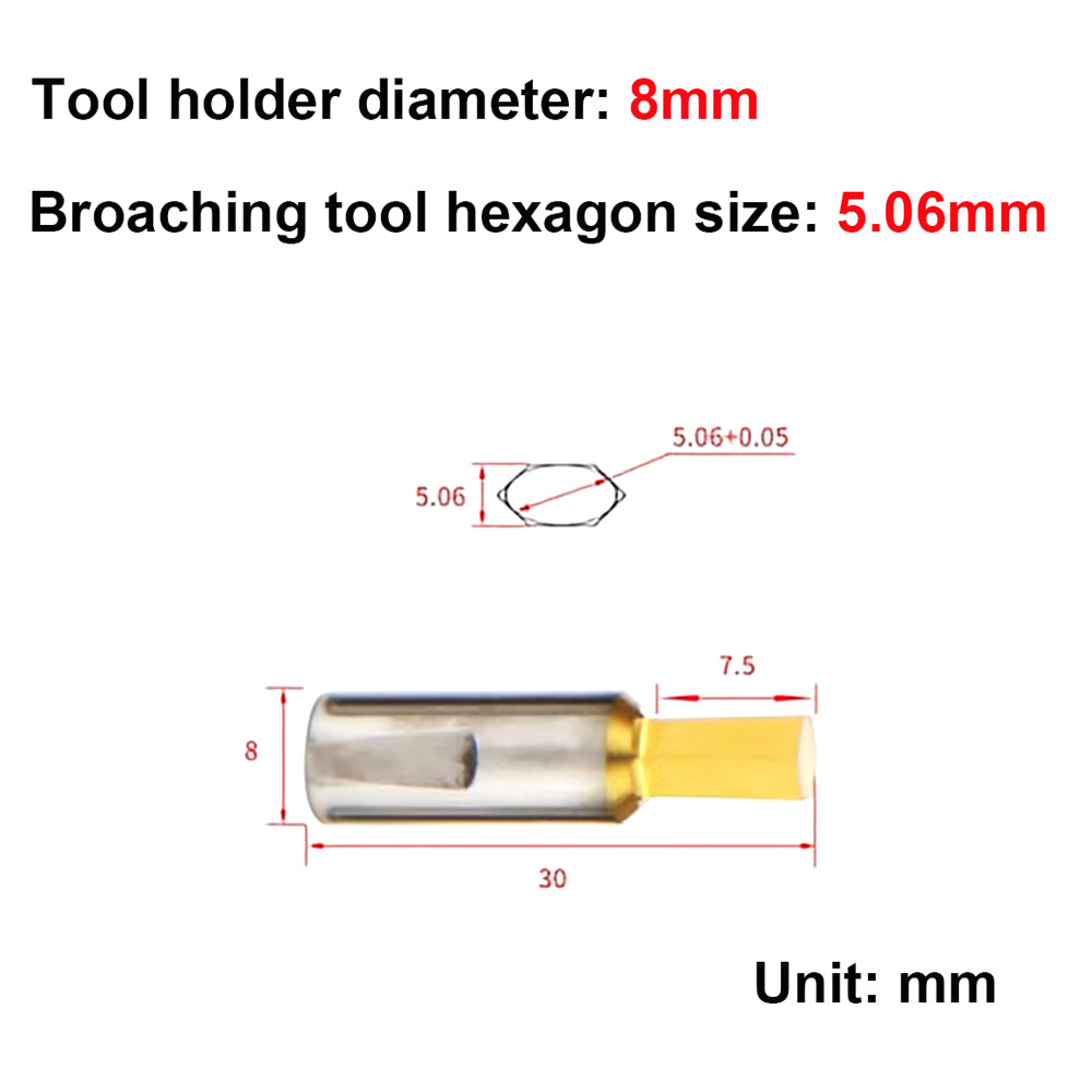 RHKING® Rotary Broach Wobble Broach Tool Holder