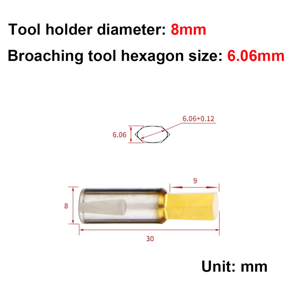 RHKING® Rotary Broach Wobble Broach Tool Holder