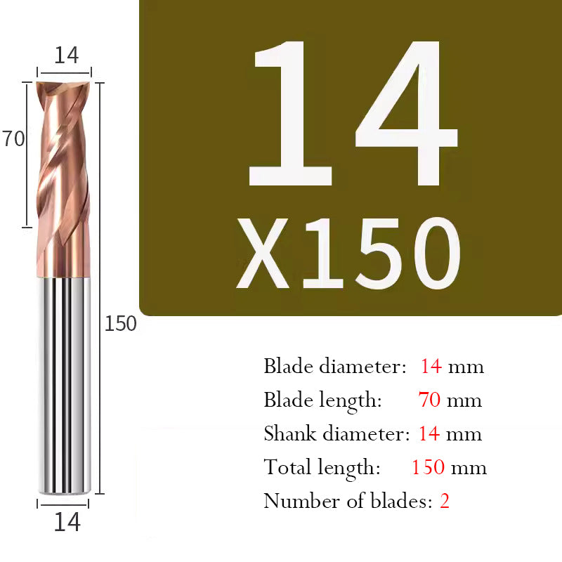 Universal Tungsten Steel Keyway Milling Cutter 2 Edge Carbide End Milling Cutter CNC Coating Tool