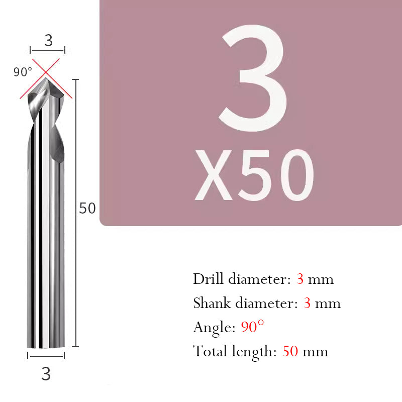 Tungsten Steel Center Drill for Positioning and Chamfering Purposes