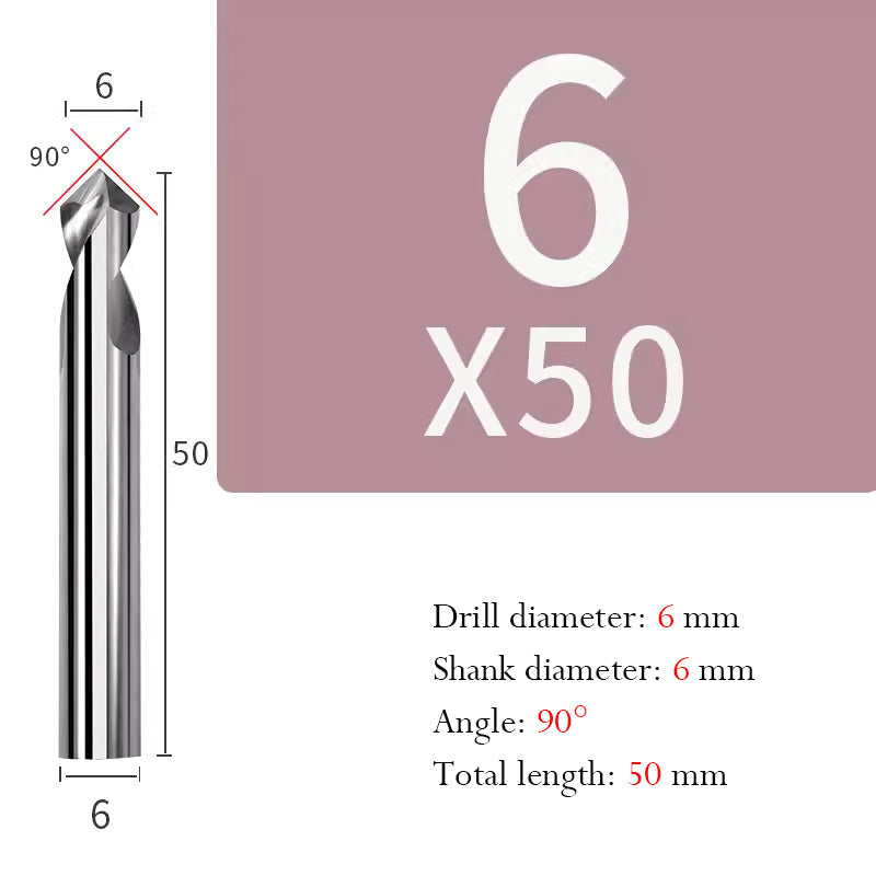 Tungsten Steel Center Drill for Positioning and Chamfering Purposes