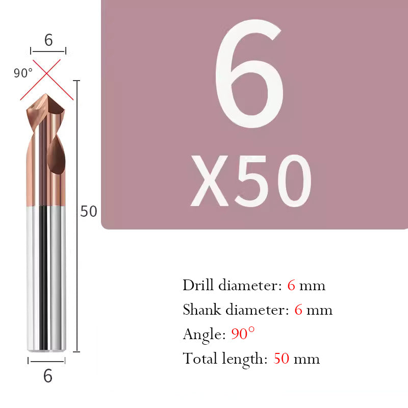 Tungsten Steel Center Drill for Positioning and Chamfering Purposes