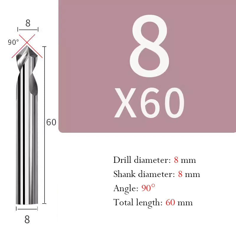 Tungsten Steel Center Drill for Positioning and Chamfering Purposes