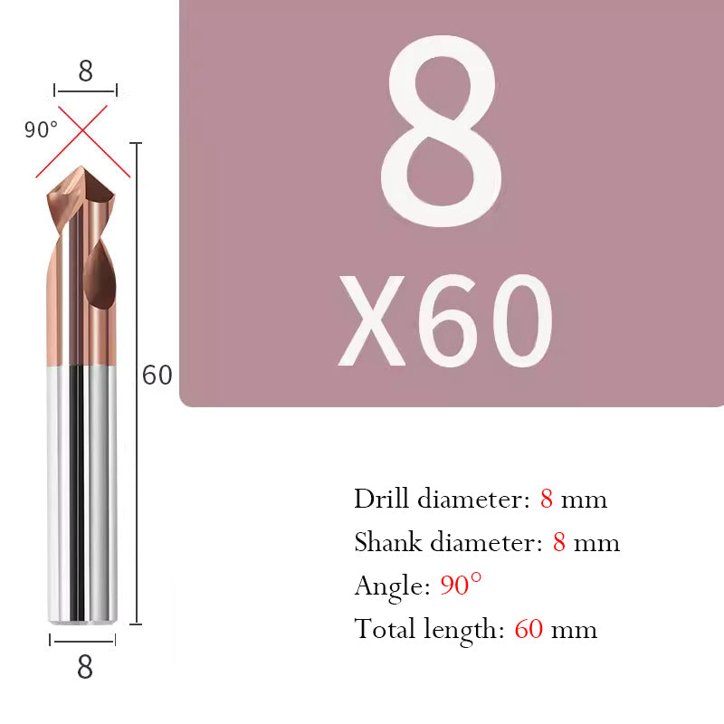 Tungsten Steel Center Drill for Positioning and Chamfering Purposes