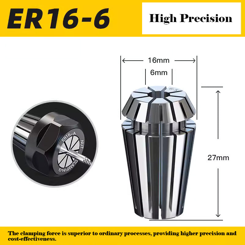 ER16 High Precision Spring Collet CNC Fixture