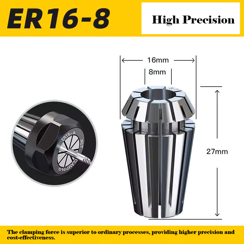 ER16 High Precision Spring Collet CNC Fixture