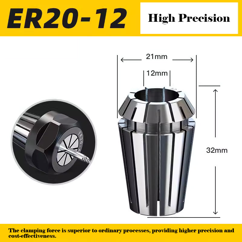 ER20 High Precision Spring Collet CNC Fixture