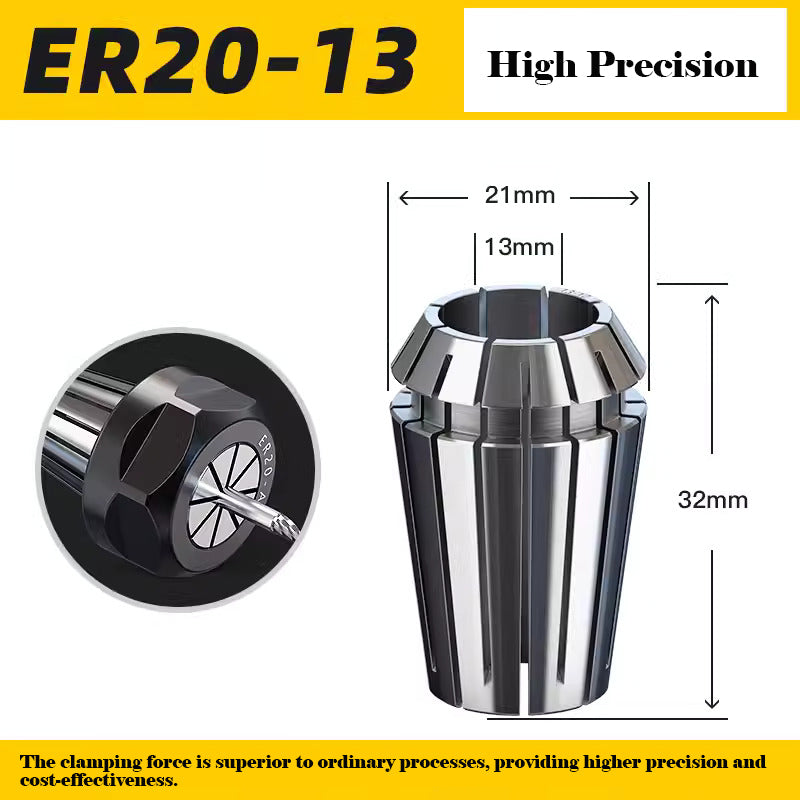 ER20 High Precision Spring Collet CNC Fixture