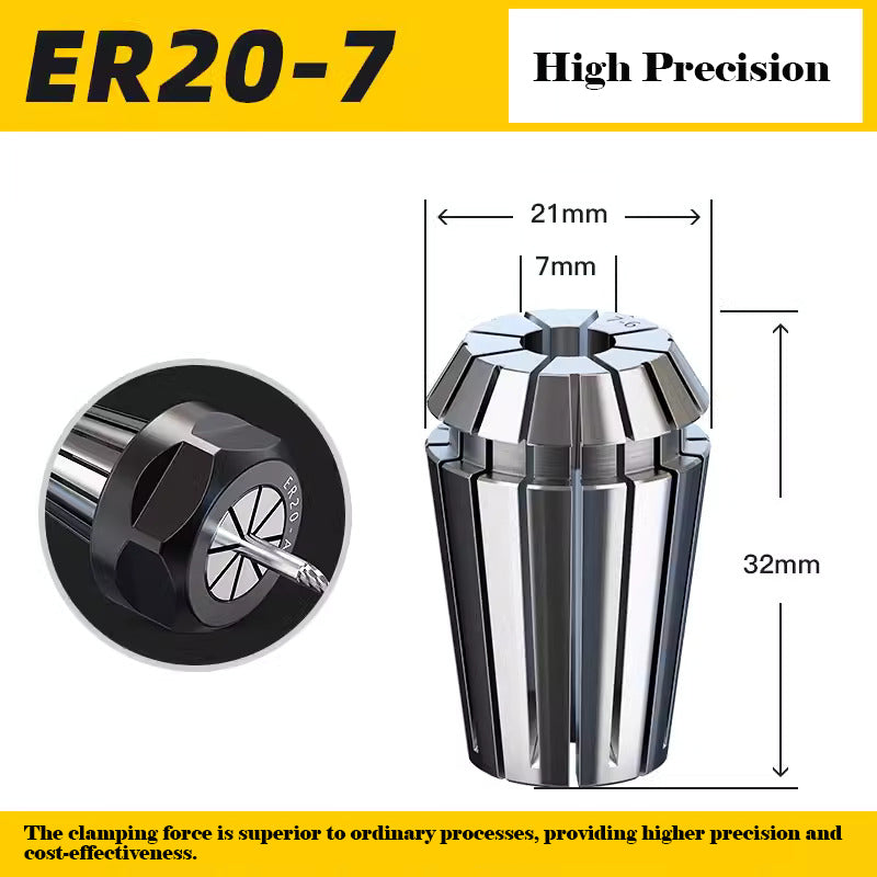 ER20 High Precision Spring Collet CNC Fixture