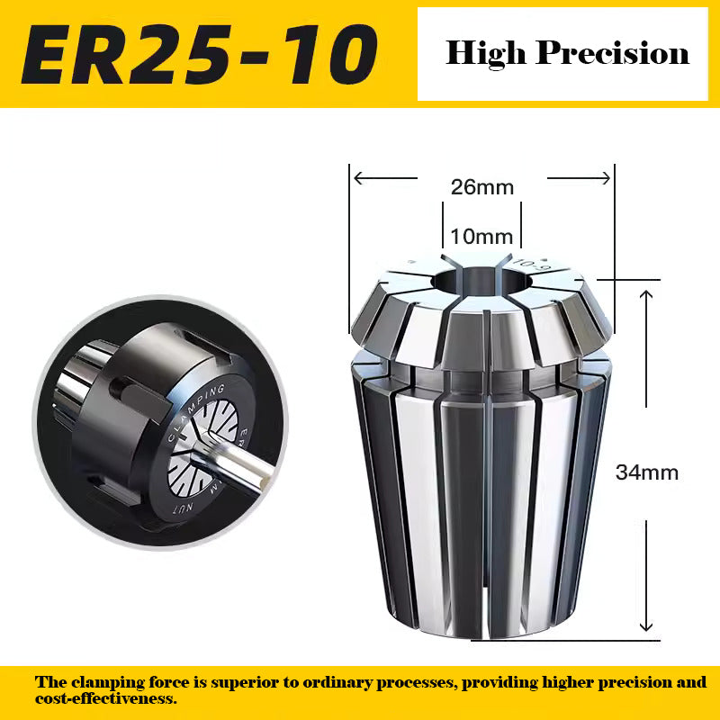 ER25 High Precision Spring Collet CNC Fixture