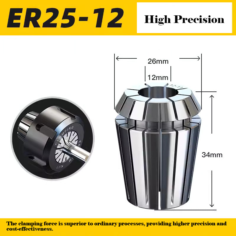 ER25 High Precision Spring Collet CNC Fixture