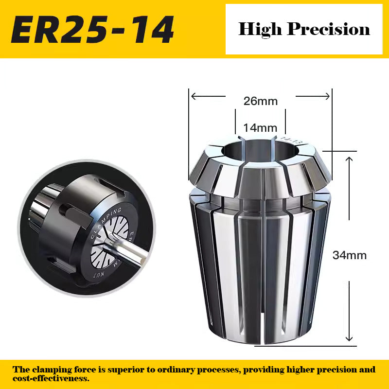 ER25 High Precision Spring Collet CNC Fixture