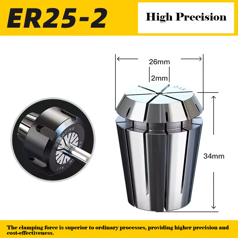 ER25 High Precision Spring Collet CNC Fixture