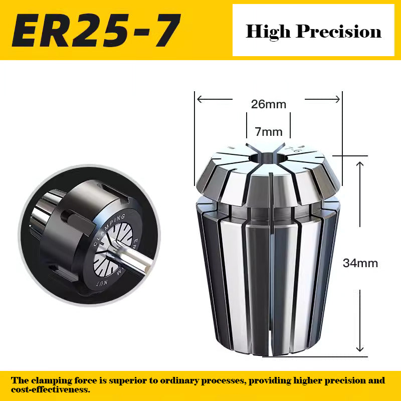 ER25 High Precision Spring Collet CNC Fixture