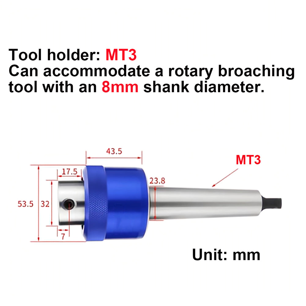 RHKING® Rotary Broach Wobble Broach Tool Holder