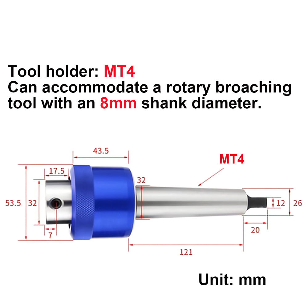 RHKING® Rotary Broach Wobble Broach Tool Holder