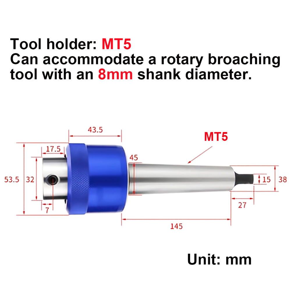 RHKING® Rotary Broach Wobble Broach Tool Holder