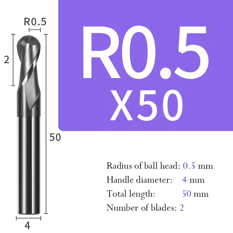 Ball end milling cutter