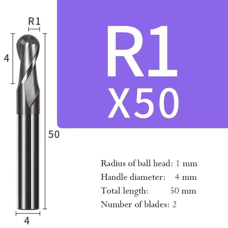 Ball end milling cutter